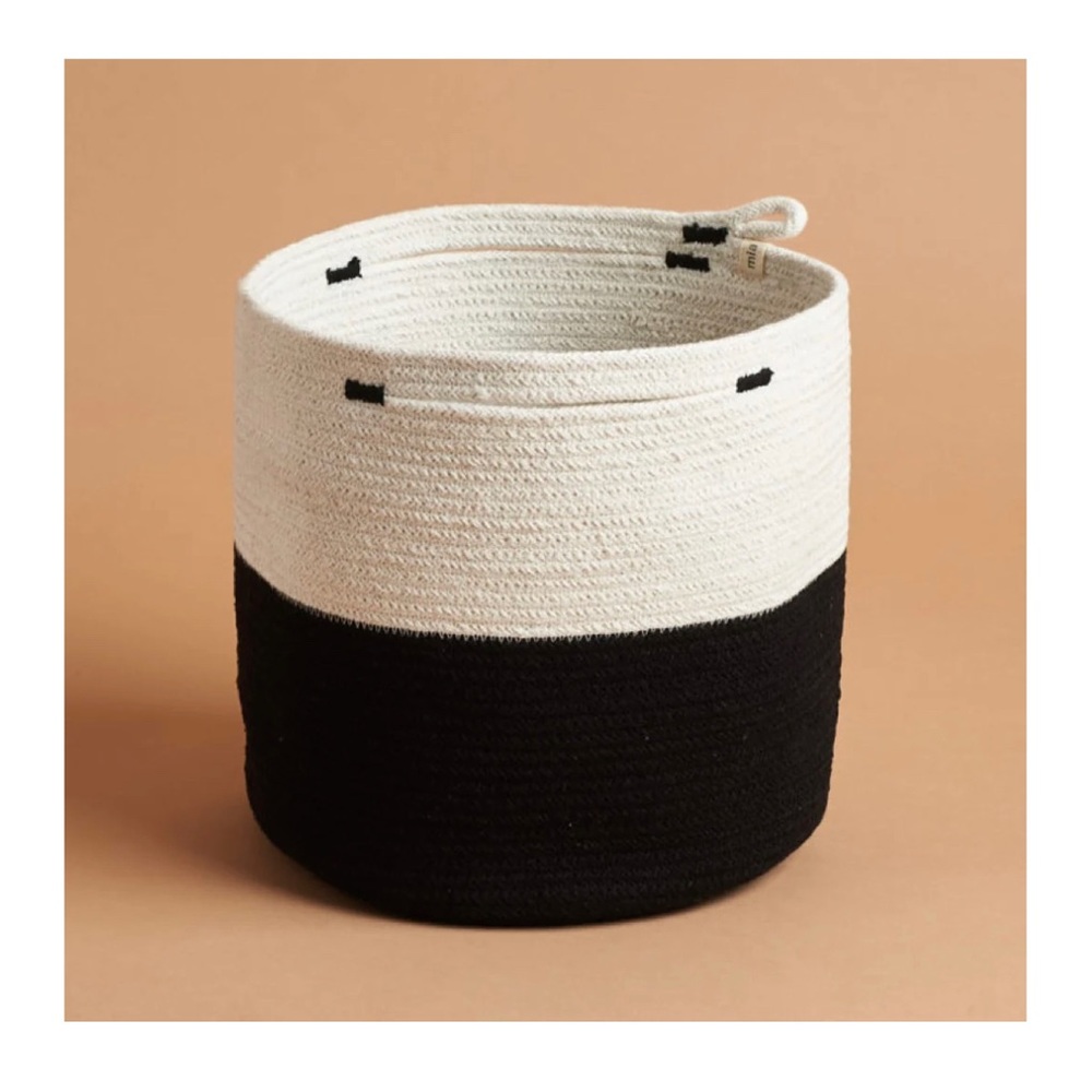 Mia Melange Foldable Cotton Basket